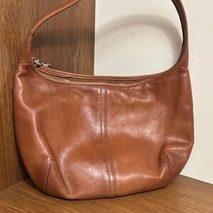 Vintage Coach 9236 Brown Leather Bag